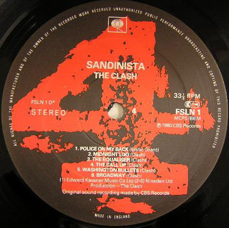 The Clash : Sandanista!