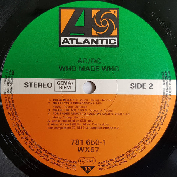 AC/DC  : Who made who