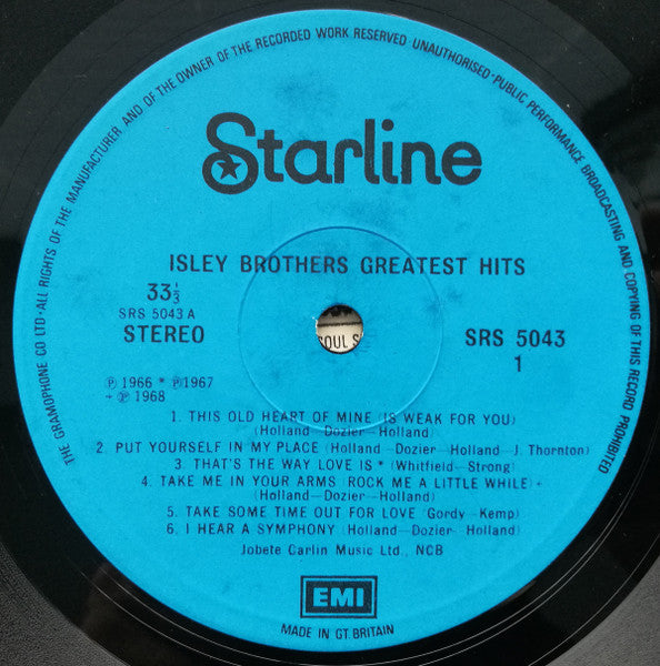 Isley Brothers* – Greatest Hits