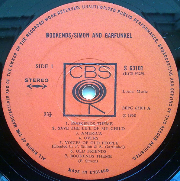 Simon and Garfunkel : Bookends
