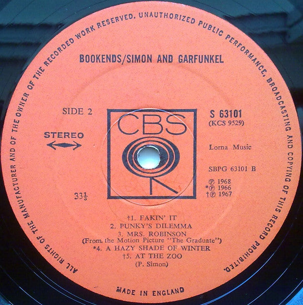 Simon and Garfunkel : Bookends