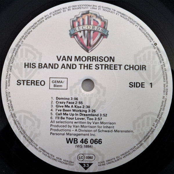 Van Morrison :His band and the street choir