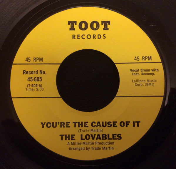 The Lovables : You're the cause of it
