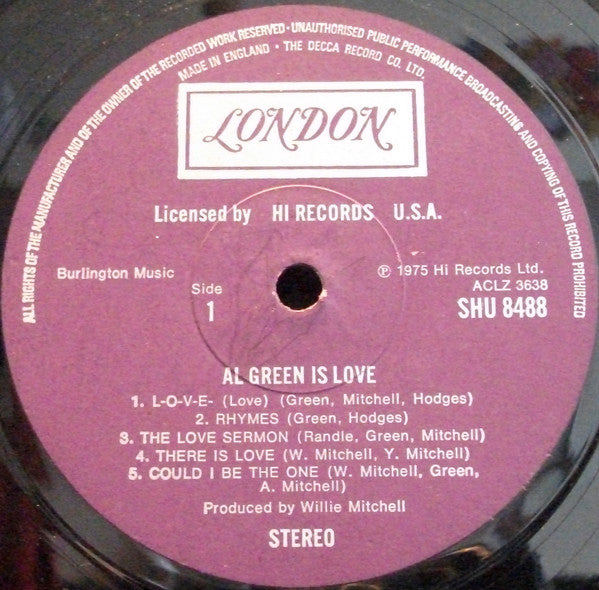 Al Green : Is love