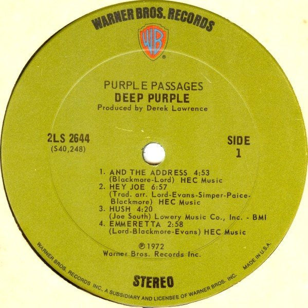 Deep Purple : Purple Passages