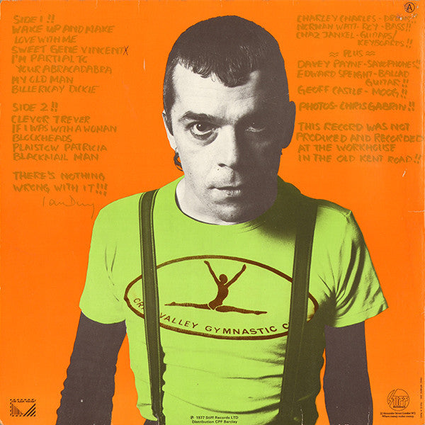 Ian Dury :New Boots and Panties!!