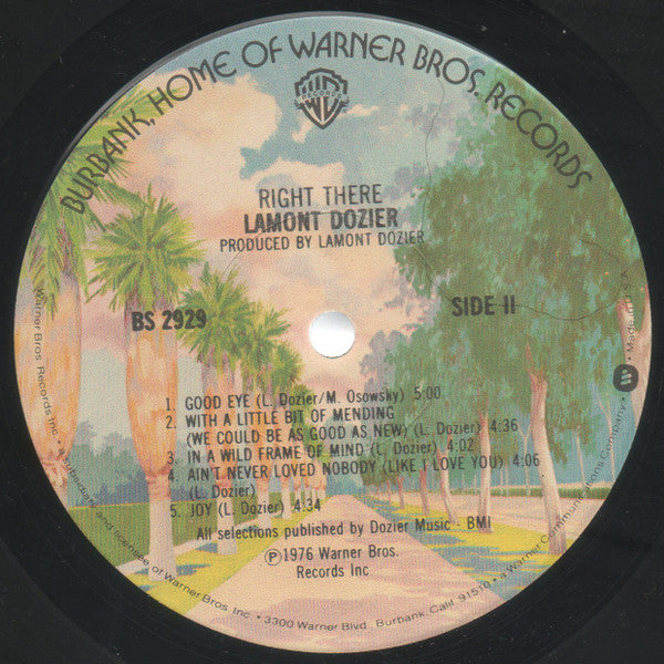 Lamont Dozier : Right There
