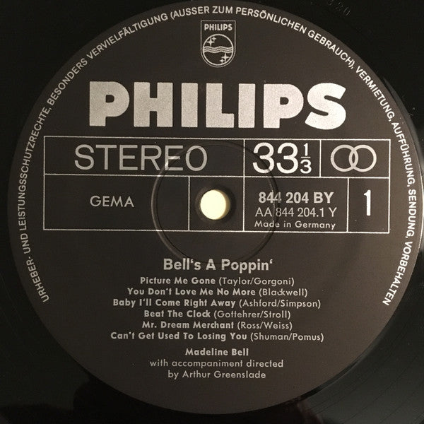 Madeline Bell : Bell's a poppin