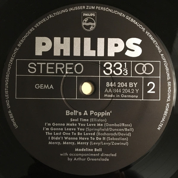 Madeline Bell : Bell's a poppin