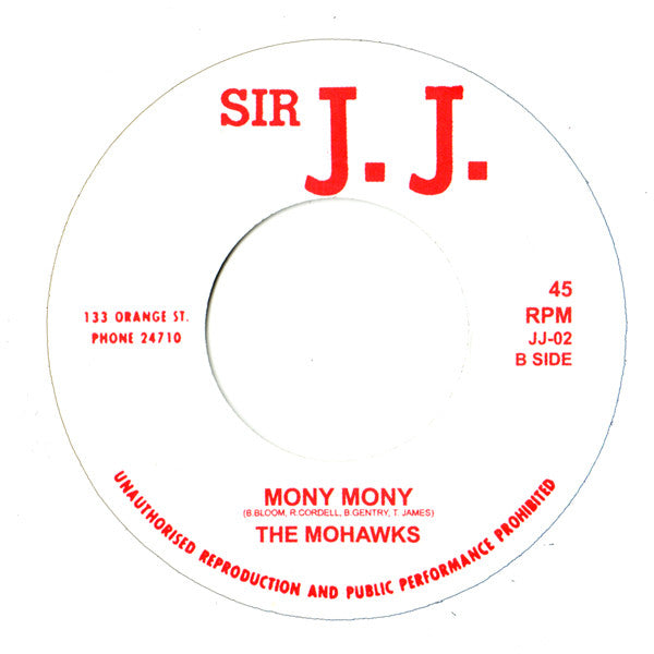 The Mohawks : Pepsi/ Mony Mony