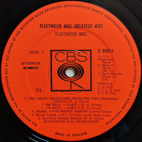 Fleetwood Mac : Greatest hits