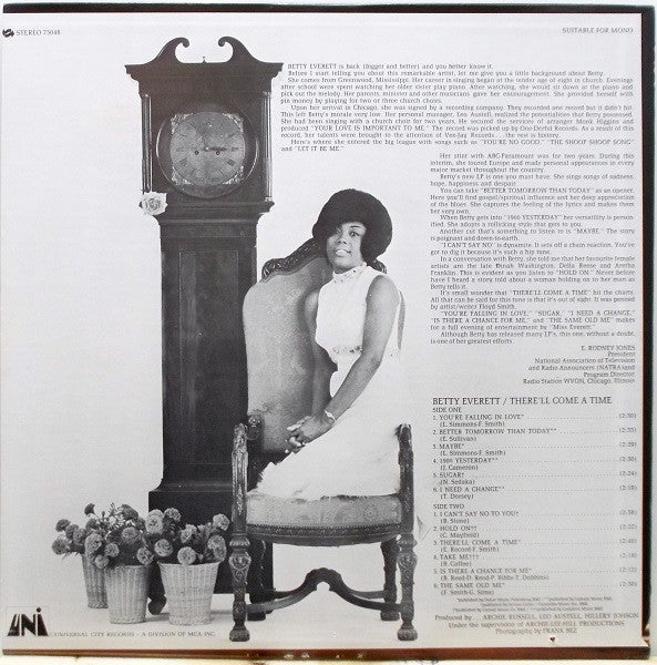 Betty Everett : There'll come a time