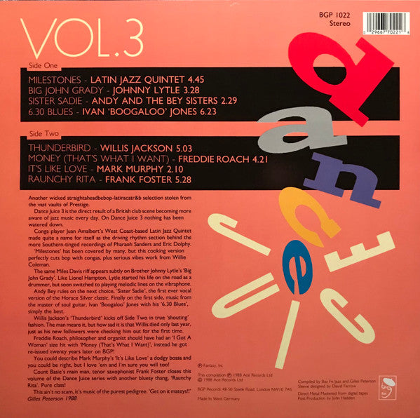 Various ‎– Dance Juice Vol. 3