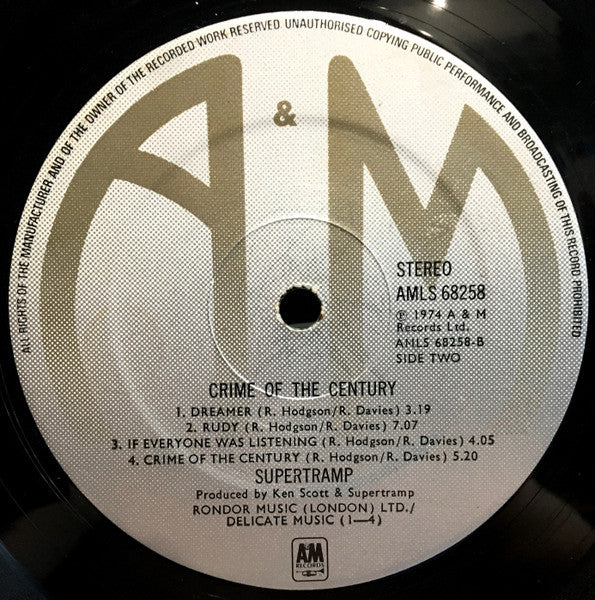 Supertramp : Crime of the century