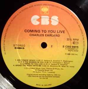 Charles Earland : Coming to you live