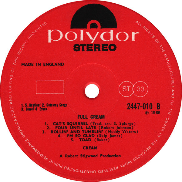 Cream : Full cream