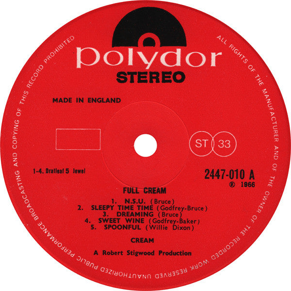 Cream : Full cream