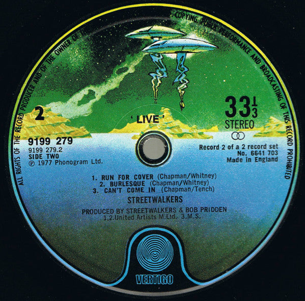 Streetwalkers : Live