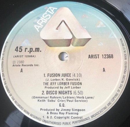 Various : Arista Jazz Funk sampler