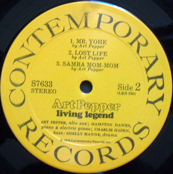 Art Pepper : Living legend