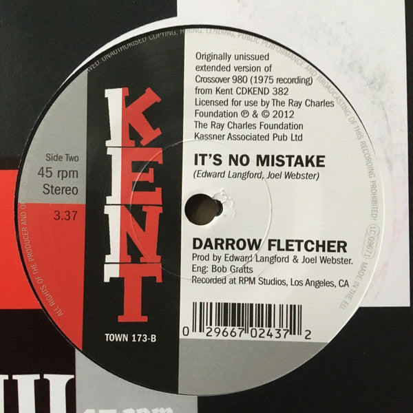 Darrow Fletcher – (Love Is My) Secret Weapon / It's No Mistake