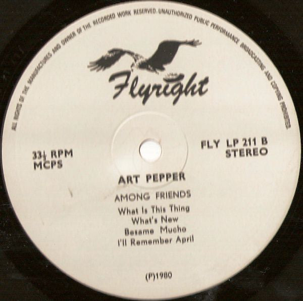 Art Pepper : Among friends