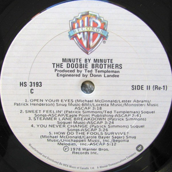 The Doobie Brothers: Minute by minute