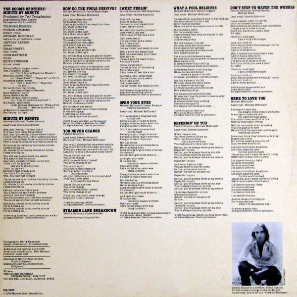 The Doobie Brothers: Minute by minute