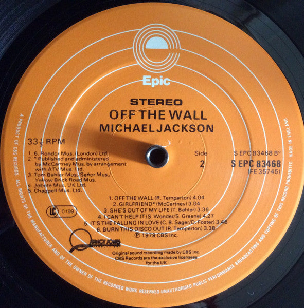 Michael Jackson : Off the wall