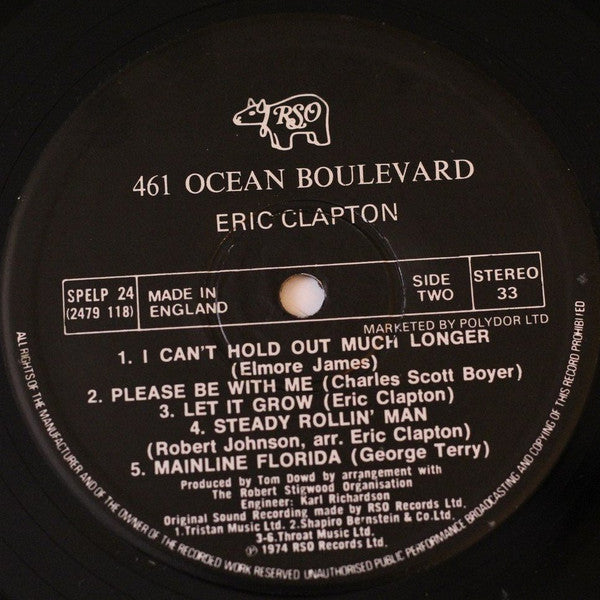 Eric Clapton : 461 Ocean Boulevard