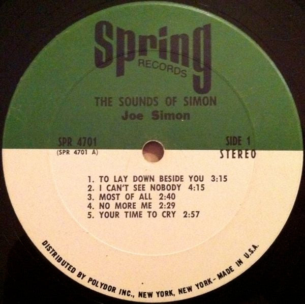 Joe Simon : The Sounds of Simon