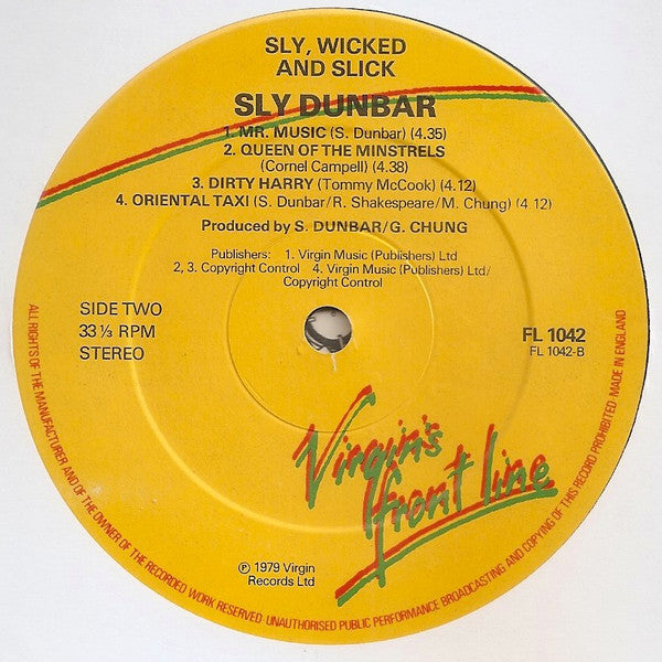Sly Dunbar : Sly, Wicked and Slick