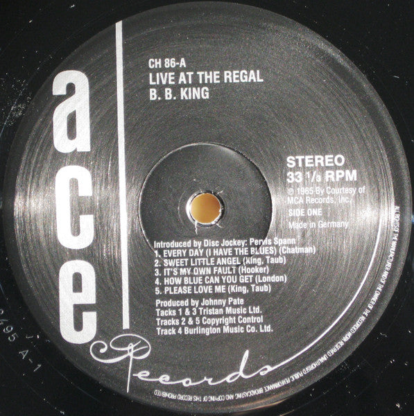 B.B. King : Live at the Regal