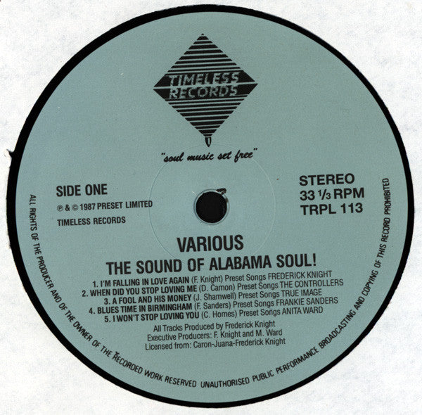 Various – The Sound Of Alabama Soul