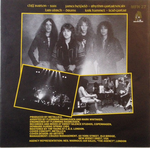 Metallica : Ride the lightening