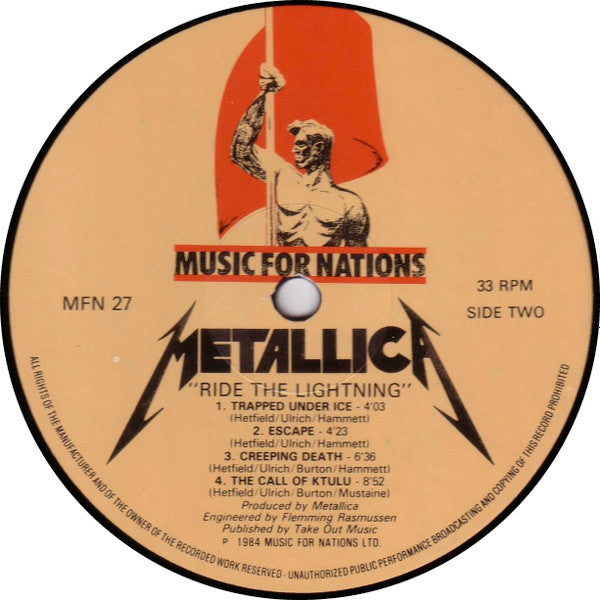 Metallica : Ride the lightening