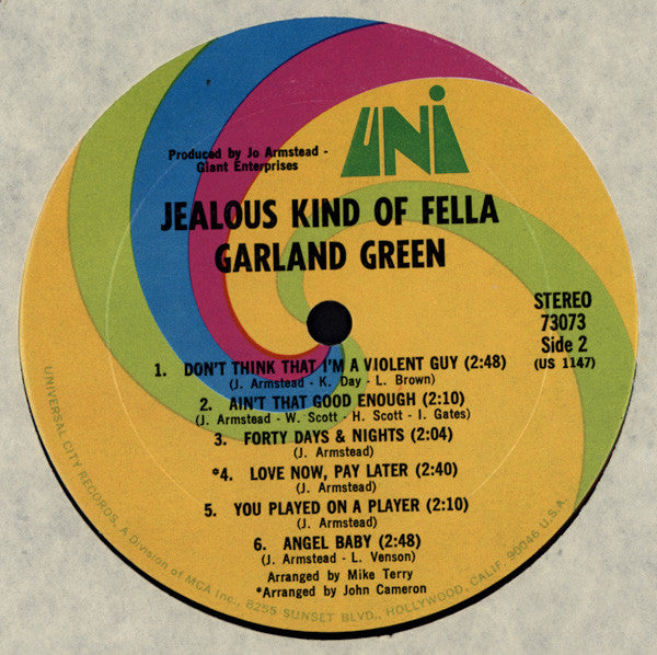 Garland Green : Jealous kind of fella