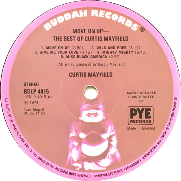 Curtis Mayfield : Move on up the best of Curtis Mayfield