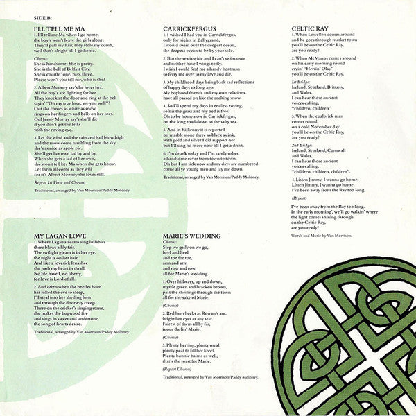 Van Morrison & The Chieftains : Irish Heartbeat