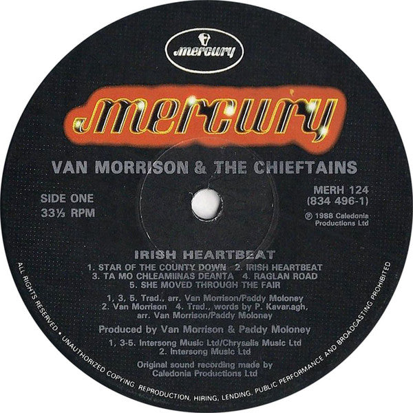 Van Morrison & The Chieftains : Irish Heartbeat