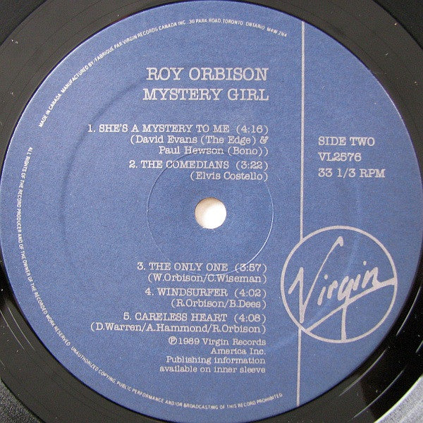 Roy Orbison : Mystery Girl