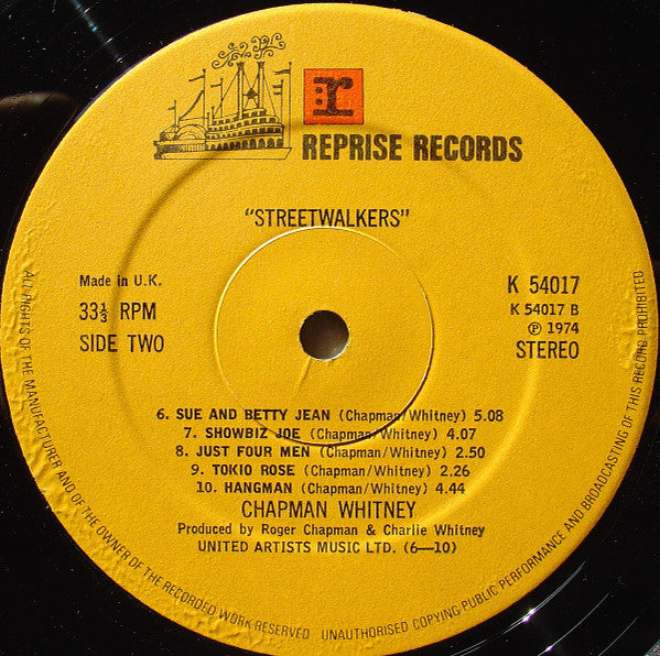 Chapman Whitney :Streetwalkers :