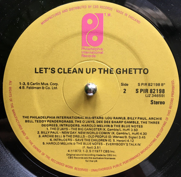 Let's clean up the ghetto : Various artists