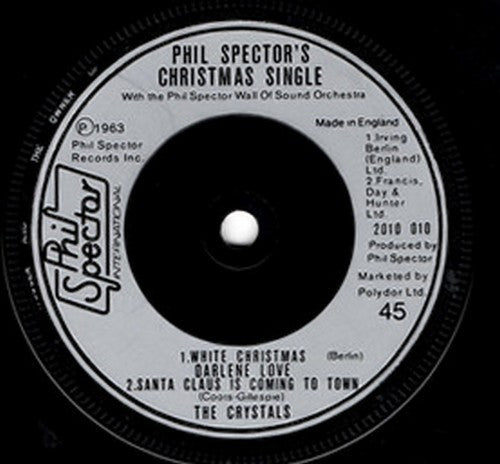 Phil Spector's Christmas single: The Ronetts, Darlene Love, Crystals.