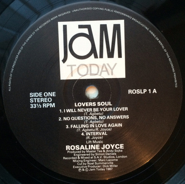 Rosaline Joyce: Lovers soul