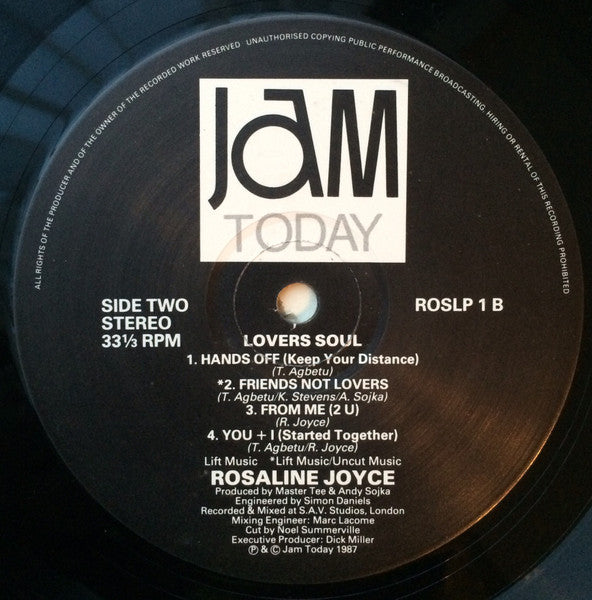 Rosaline Joyce: Lovers soul
