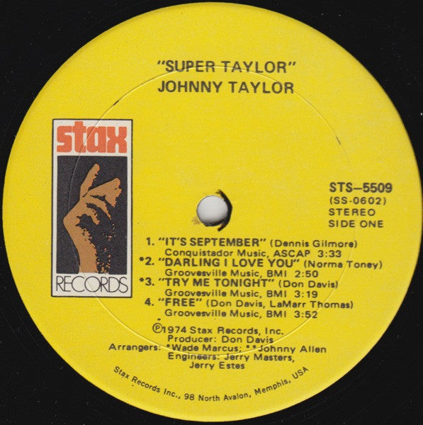 Johnny Taylor : Super Taylor
