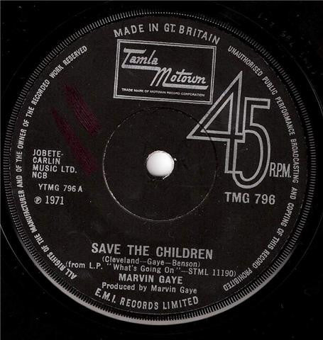 Marvin Gaye : Save the children
