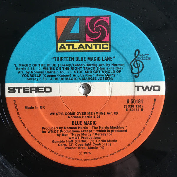 Blue Magic : Thirteen blue magic lane