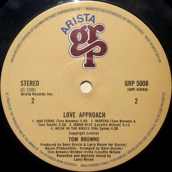 Tom Brown: Love Approach